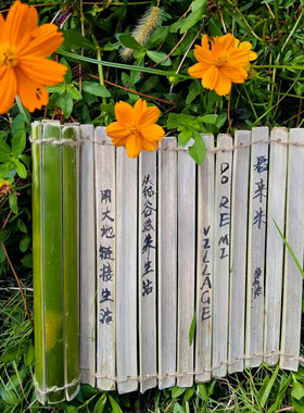 手工竹简书空白可书写竹片书卷竹牌幼儿园环创国风竹子材料包