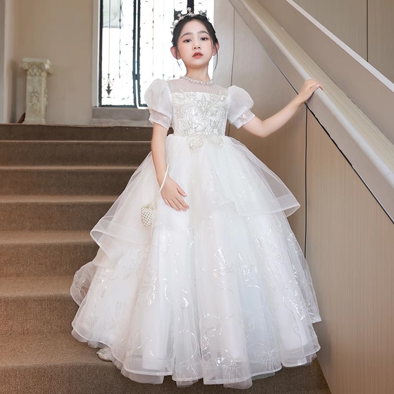女童公主裙生日礼服高端轻奢