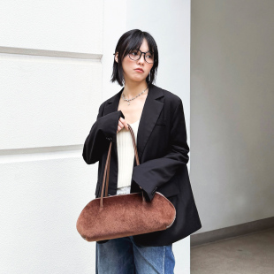 CULUMN小众高级感单肩包仿马毛日常贝壳包 「5折特惠」现货ADD