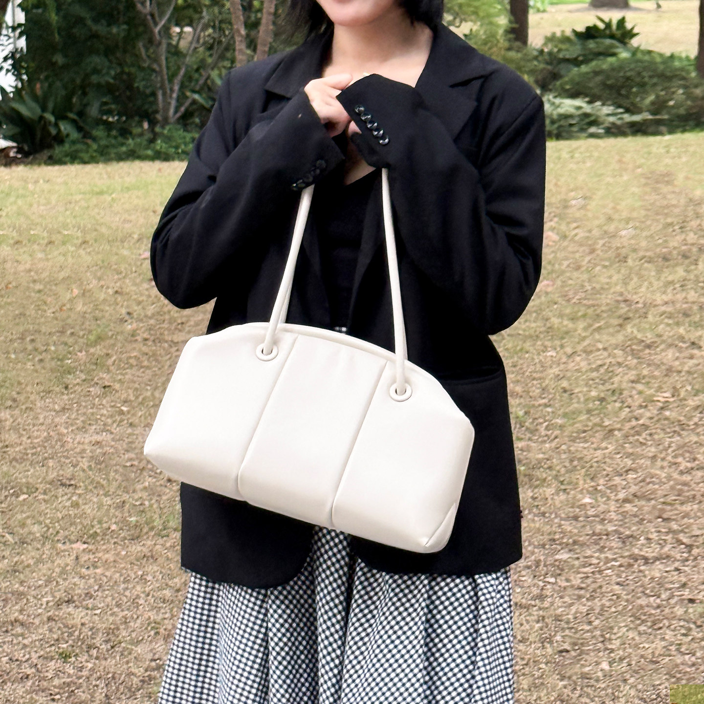 现货ADD CULUMN新品小众通勤容量时尚高级公文大容量单肩托特包,箱包皮具/热销女包/男包,通用款女包,淘宝优惠券,粉丝福利购,淘宝优惠卷