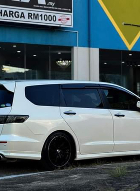 适用于本田奥德赛Rb3改装日规塑料ABS大尾翼2009至2014年车装