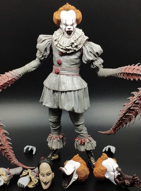 7寸小丑回魂手办模型玩具 电影IT杰森鬼娃回魂安娜贝尔人偶修女2