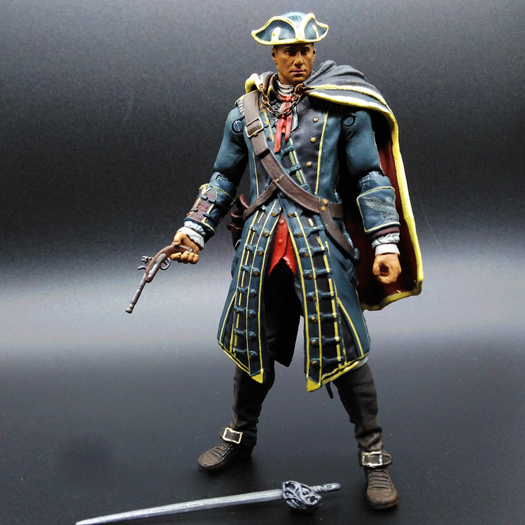 刺客信条2 ps4游戏暴君华盛顿 可动人偶手办汽车摆件