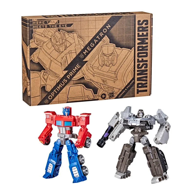 变形金刚塞伯部队军2只装 擎天柱威震天套装大黄蜂可动人偶模型