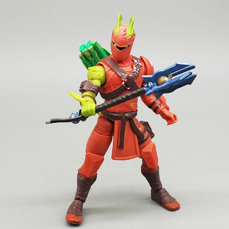 3.75寸堡垒之夜手办变形红忍者废铁兵人特种部队可动人偶夺宝奇兵