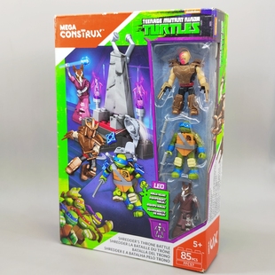 忍者神龟手办积木人模型施莱德朗格玩具人偶牛头猪面 BLOKS MEGA