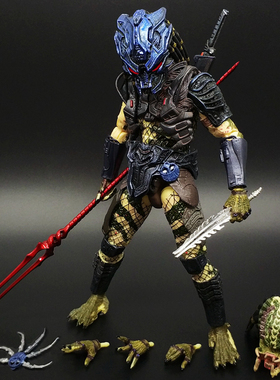 铁血战士手办重型迷失模型AVP异形狗凯尔特长老独狼可动人偶电影