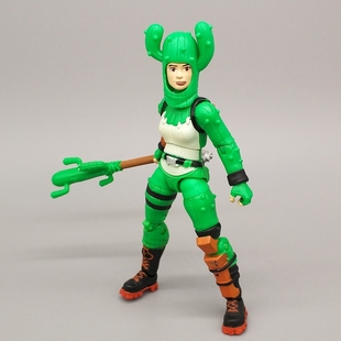 3.75寸堡垒之夜手办仙人掌女忍者兵人特种部队可动人偶模型玩具