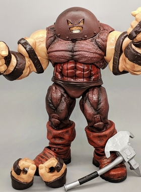 X战警红坦克绿巨人手办模型可动人偶圣像铁头DST 死侍金刚狼摆件