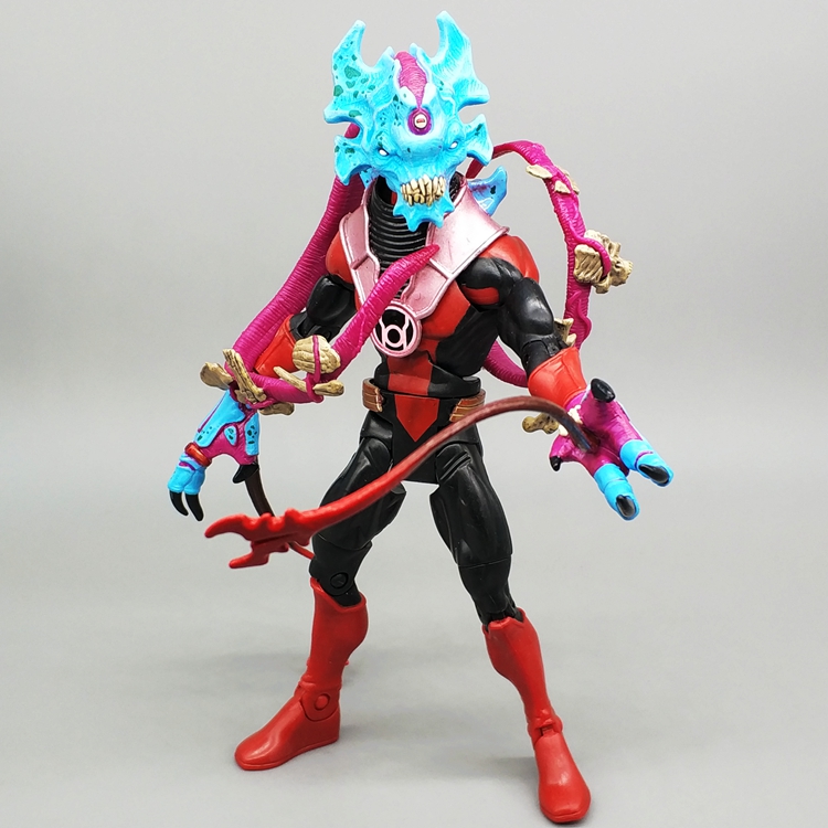 7寸红灯外星人蝙蝠侠超人超霸蝙蝠侠罗宾小丑毒液人可动人偶玩具