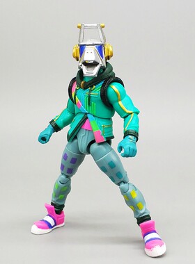 3.75寸堡垒之夜手办DJ机械马头废铁骷髅兵人特种部队可动人偶玩具