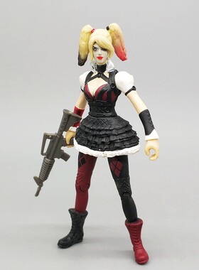 3.75寸蝙蝠侠手办漫画小丑女多武器可动玩具模型人偶不义联盟罗宾
