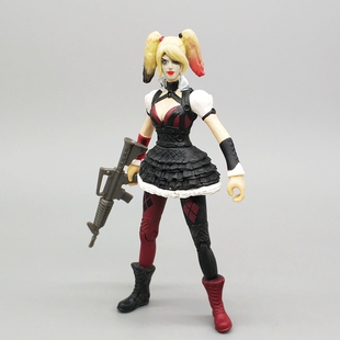 3.75寸蝙蝠侠手办漫画小丑女多武器可动玩具模型人偶不义联盟罗宾