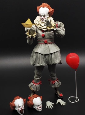 7寸小丑回魂手办模型玩具 电影IT杰森鬼娃回魂安娜贝尔人偶修女2