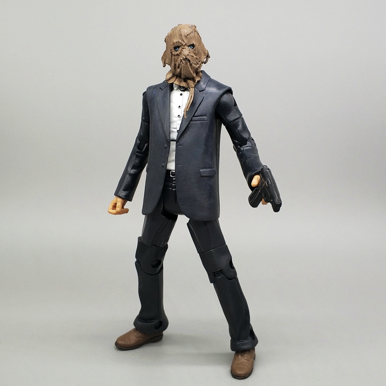 7寸蝙蝠侠阿甘骑士黑暗稻草人贝恩诺兰电影罗宾可动人偶玩具模型