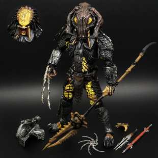 铁血战士手办异形狗模型 阿尔法迷失凯尔特电影可动人偶摆件刀疤