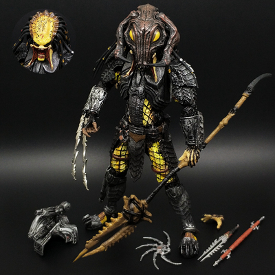 铁血战士手办异形狗模型 阿尔法迷失凯尔特电影可动人偶摆件刀疤