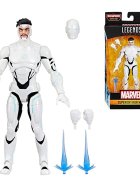 6寸究极白罐钢铁侠手办模型ML可动人偶装甲玩具MK3 孩之宝