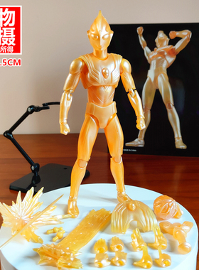 act2.0黄金闪耀迪迦奥特曼玩具可动拼装变形SHF赛罗捷德初生天爪
