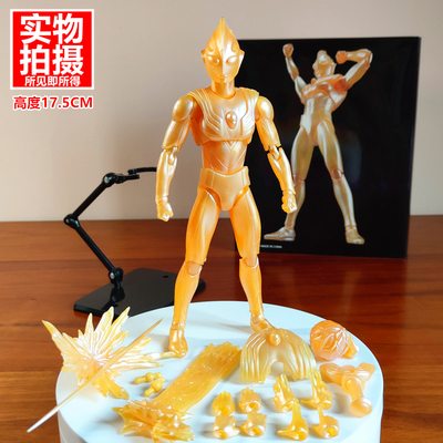 act2.0黄金闪耀迪迦奥特曼玩具可动拼装变形SHF赛罗捷德初生天爪