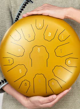 【TKH演奏级】空灵鼓手碟初学乐器专业儿童8音15音忘忧钢舌色空鼓