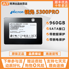 CRUCIAL/镁光 5300 PRO 960G企业级固态硬盘高速传输超强性能SSD