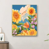 Цифровой акрил для рисования, масляная краска, «сделай сам», подарок на день рождения, ручная роспись, граффити