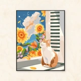 Цифровой акрил для рисования, масляная краска, «сделай сам», подарок на день рождения, ручная роспись, граффити