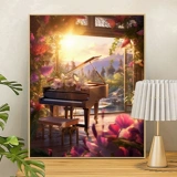 Цифровое пианино для рисования, пигментированная раскраска, масляная краска, «сделай сам», новая коллекция, ручная роспись