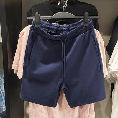 2026夏装新款男装松紧腰抽绳舒适百搭五分裤运动宽松短裤1232195