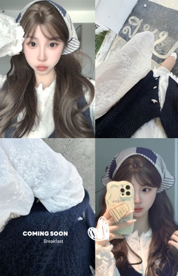 LISEYEN设计师原创 刺绣花边衬衫女春夏季新款小众设计感宽松上衣