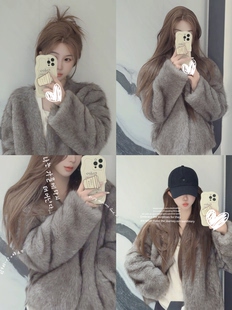 超值5折清仓 最后几件 LISEYEN设计师原创 鼹鼠灰仿貂