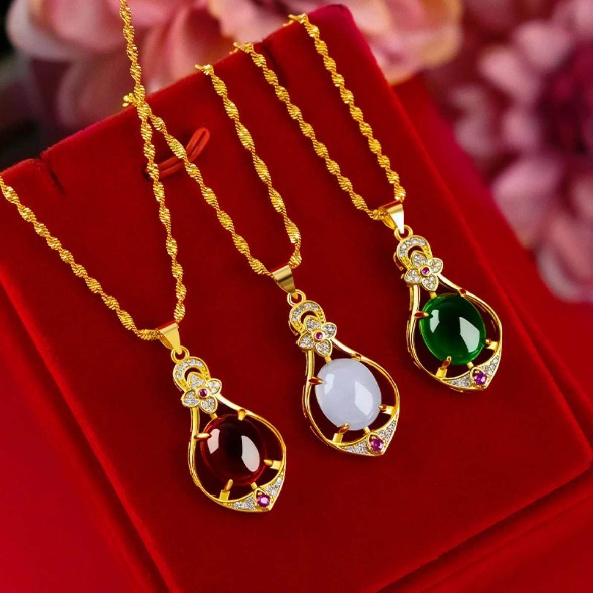 【短视频福利】合金项链轻奢小众四叶草项链吊坠女锁骨链百搭,饰品/流行首饰/时尚饰品新,二奢项链/吊坠,淘宝优惠券,粉丝福利购,淘宝优惠卷