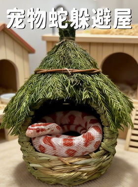 宠物蛇躲避屋饲养箱专用