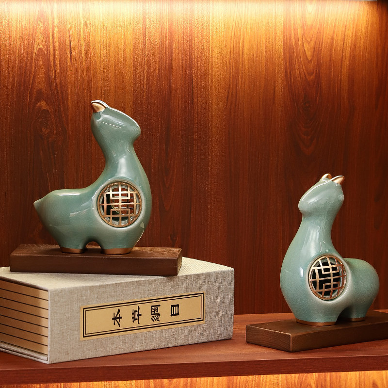 《未羊》创意新中式生肖摆件家居饰品轻奢高档客厅酒柜乔迁礼品