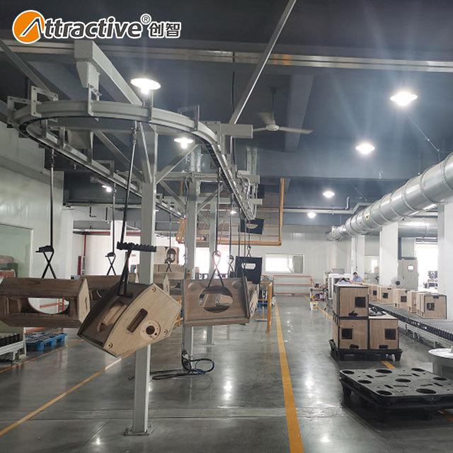 【广东创智】木制品定制除尘打磨台 乐器喷涂高温固化炉生产设备
