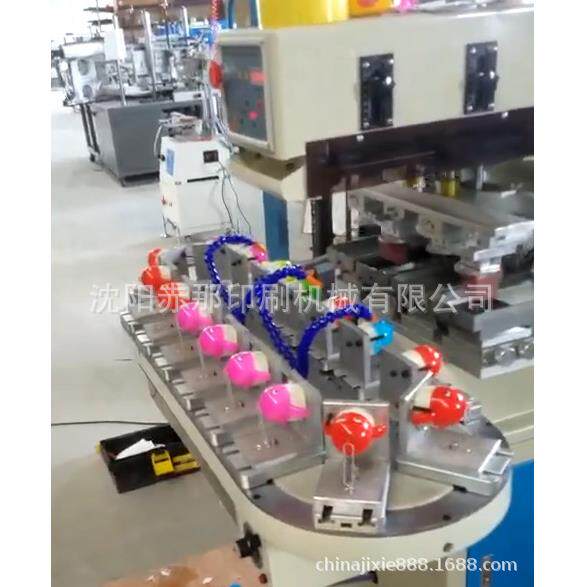 多色图案移印机 小玩具钥匙扣图案文字丝网印刷机生产厂家