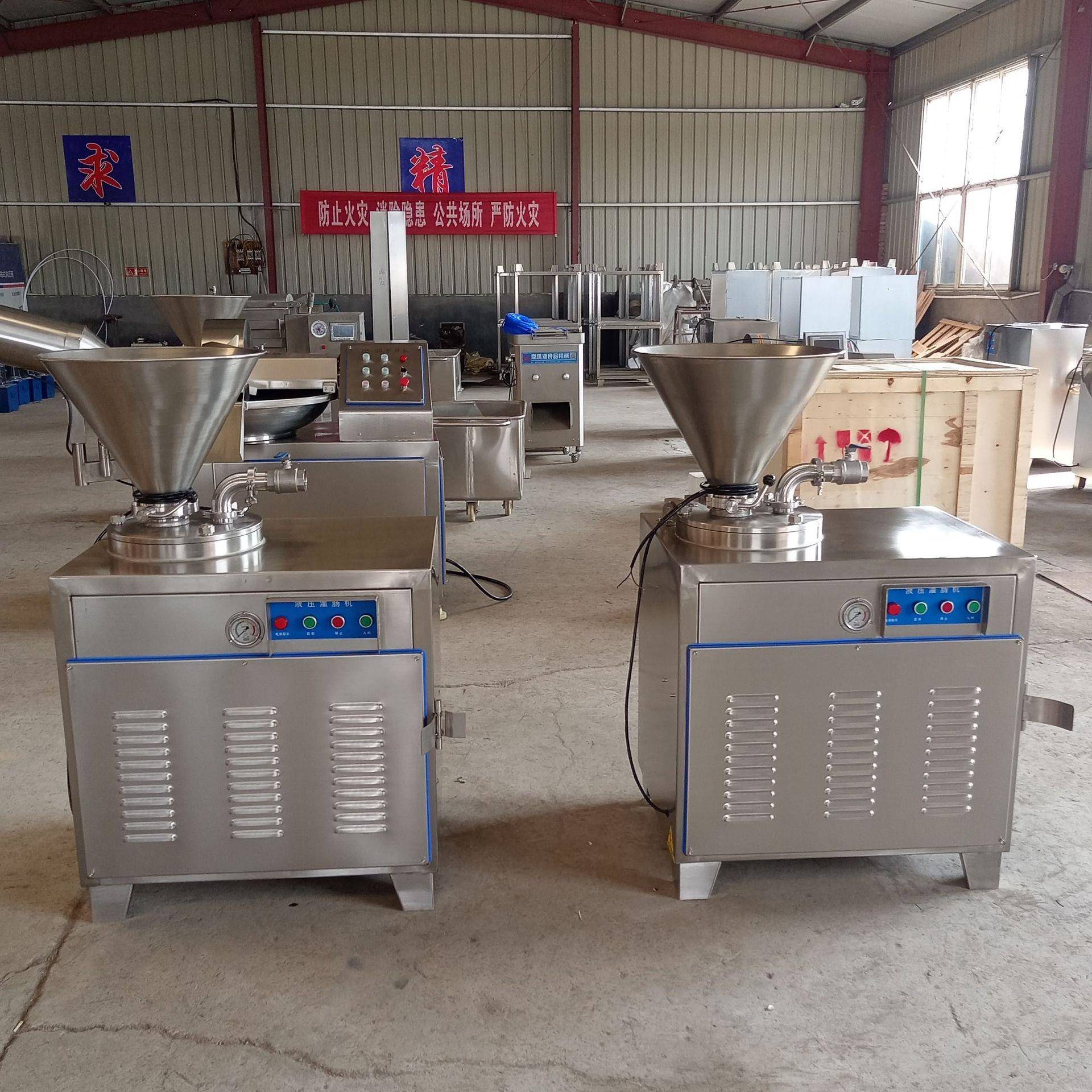 液压灌肠机全自动红肠灌装设备 香肠灌肠机现货供应 灌肉肠机