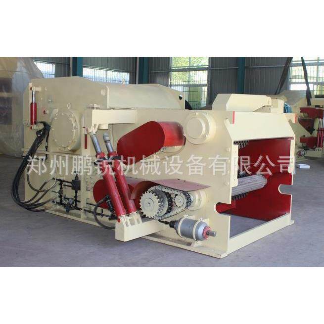 全新218型鼓式毛竹削片机 皮带进料桐木切片机 小型果树枝破碎机