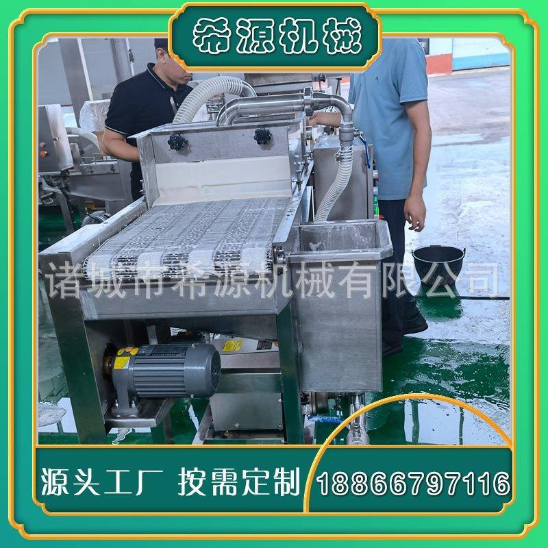 连续式上浆上糠机 鱼排裹糠机 食品撒面包糠机器设备