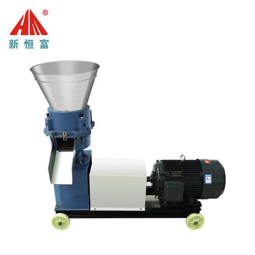 恒富机械平模饲料颗粒设备 玉米秸秆饲料颗粒机 猫砂颗粒制粒机