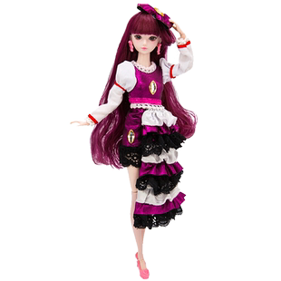 正品叶罗丽娃娃冰公主29cm小灵夜萝莉仙子菲灵女孩玩具