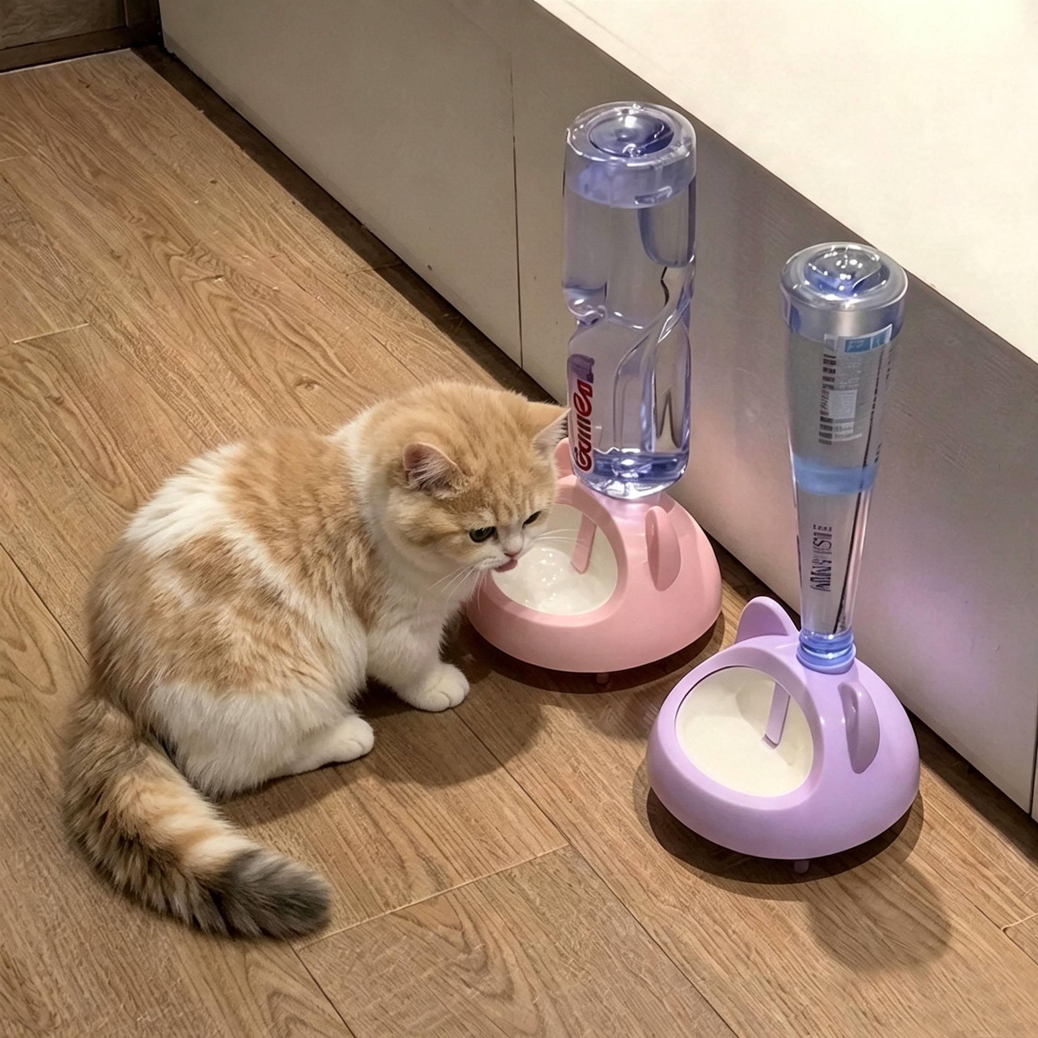猫咪饮水器不插电宠物水碗自动循环流动饮水机狗狗喂水器防打翻