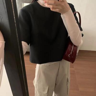 FEELBLESSED洋气上衣T恤纯色