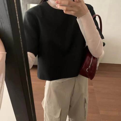 FEELBLESSED洋气上衣T恤纯色