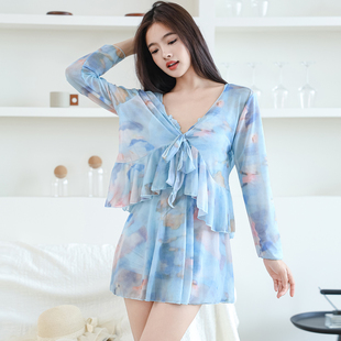 保守显瘦泡温泉遮肉微胖MM泳装 大码 罩衫 裙式 泳衣女高级感2026新款