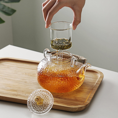 玻璃茶壶煮茶壶围炉冰茶家用烧水壶女茶具果茶耐高温电陶炉花茶壶