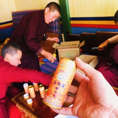 西藏山南扎央宗尼姑手工藏香线香熏香家用礼佛拉萨直发2桶包邮