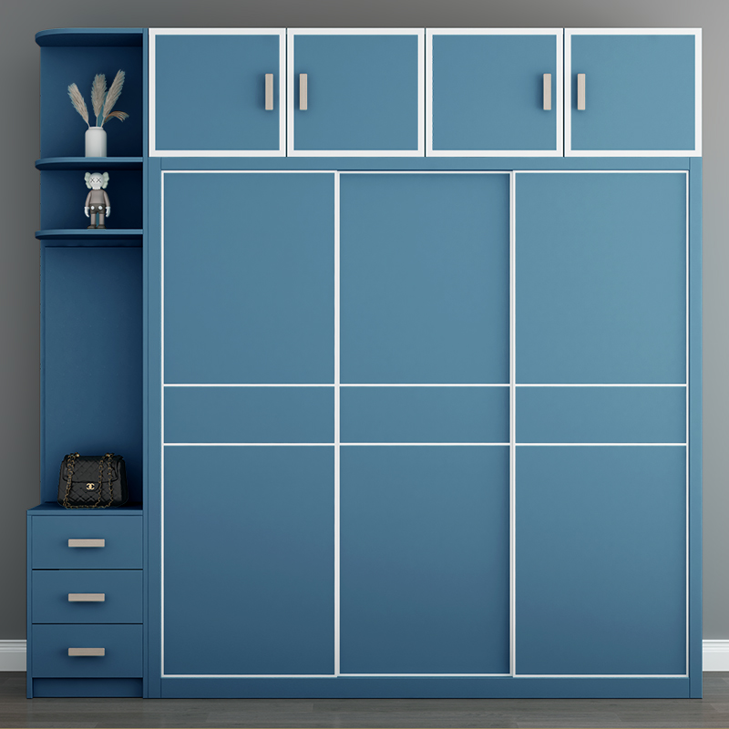 速发纯色衣柜贴纸防水防潮卧室柜门新色自粘墙纸风装饰家具翻改贴