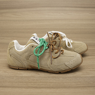 板鞋 复古风做旧德训鞋 带休闲舒适阿甘鞋 探二 女百搭双鞋 11.17